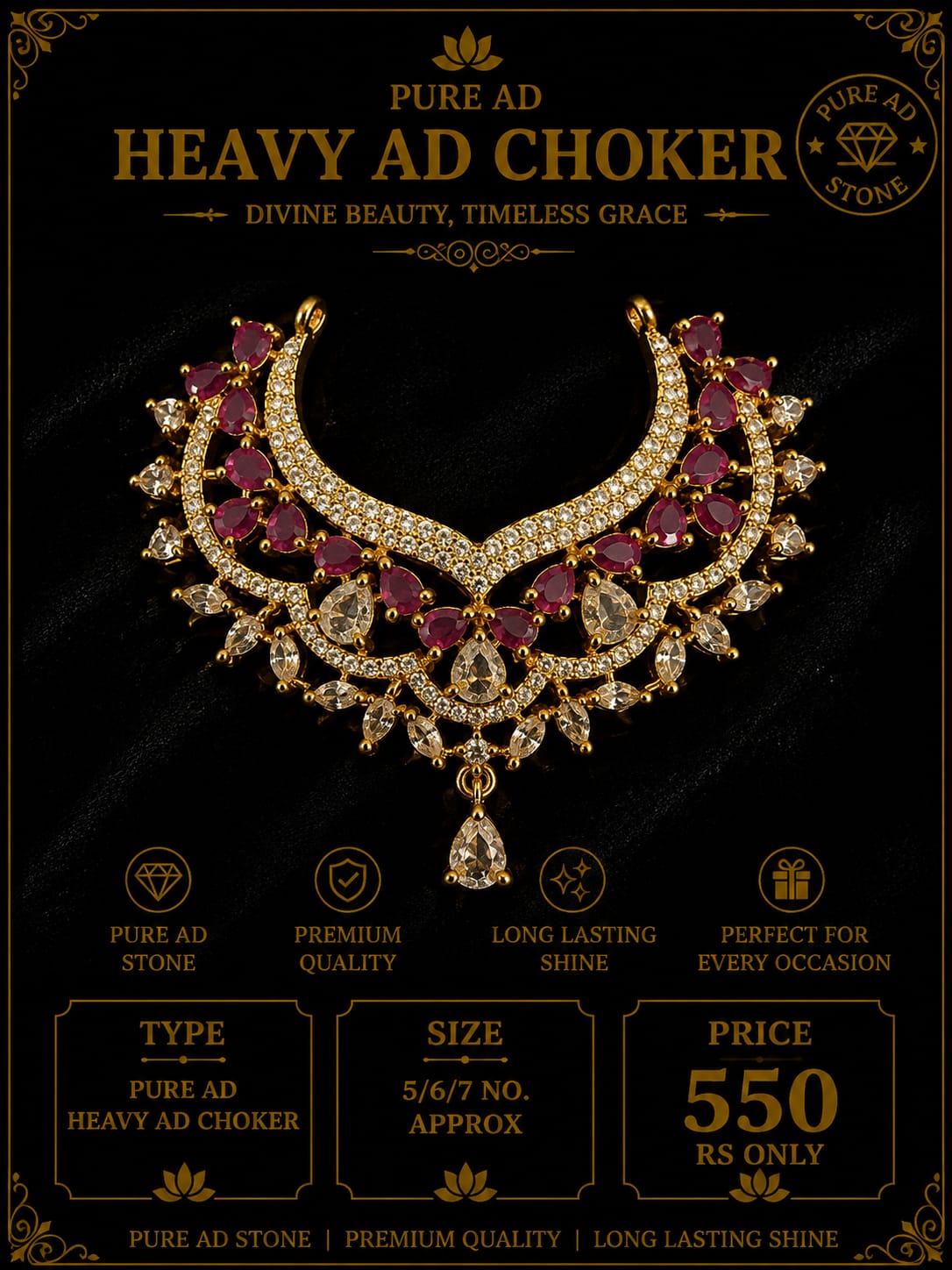 Pure ad heavy choker