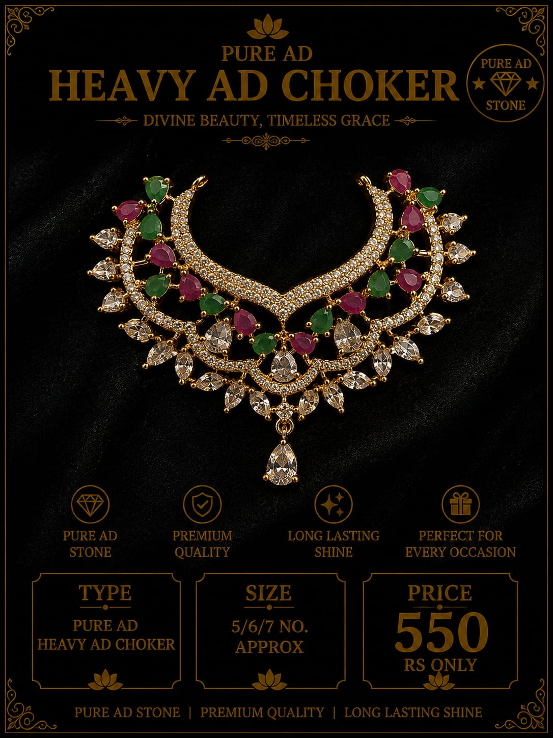 Pure ad heavy choker