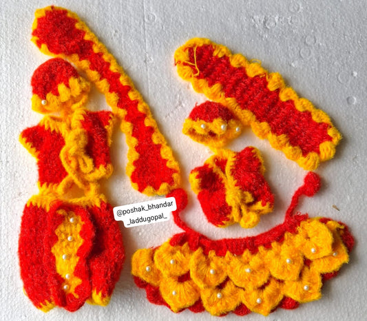 3.5 inch radhakrishna dress