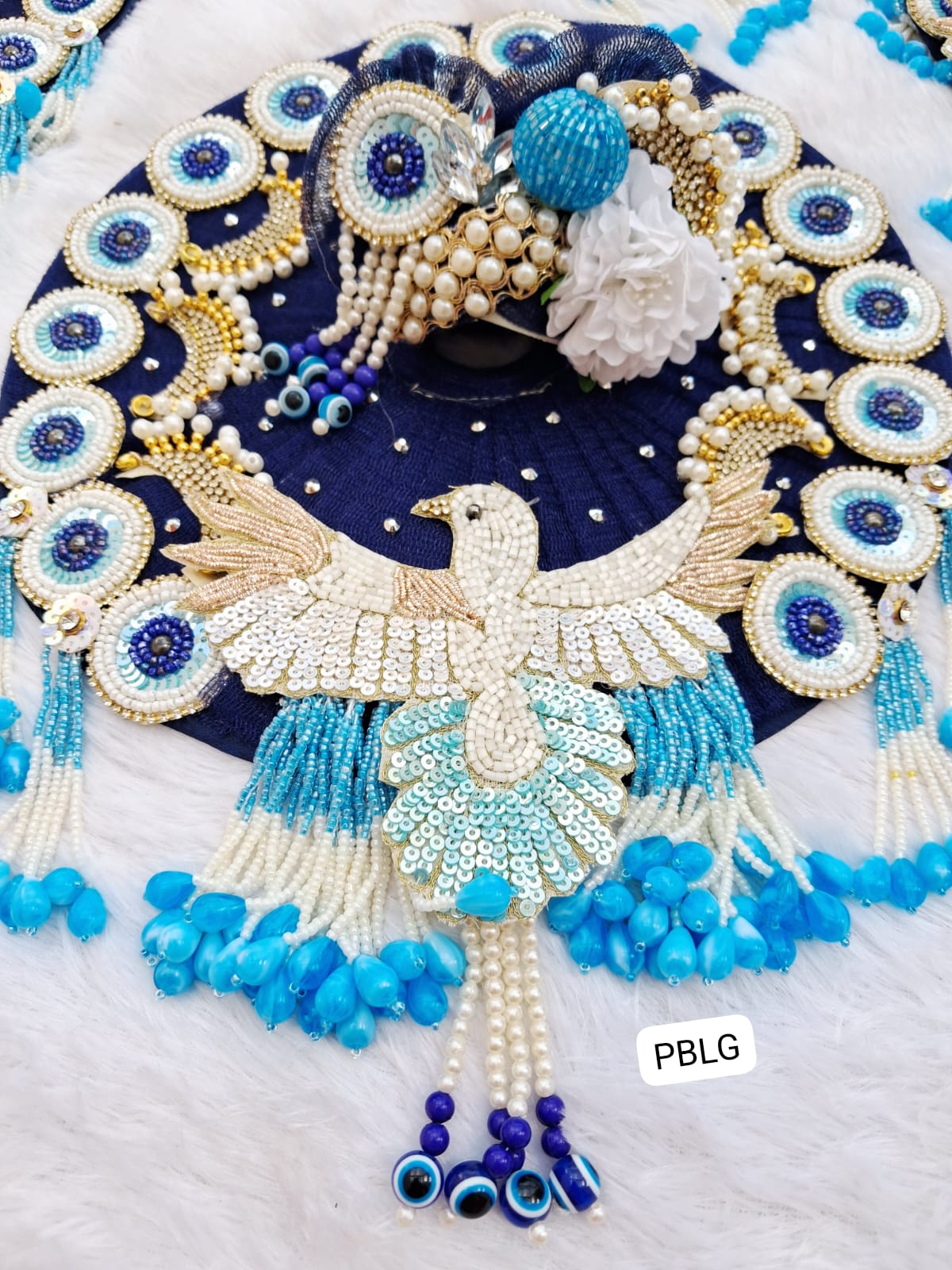 Heavy evil eye poshak