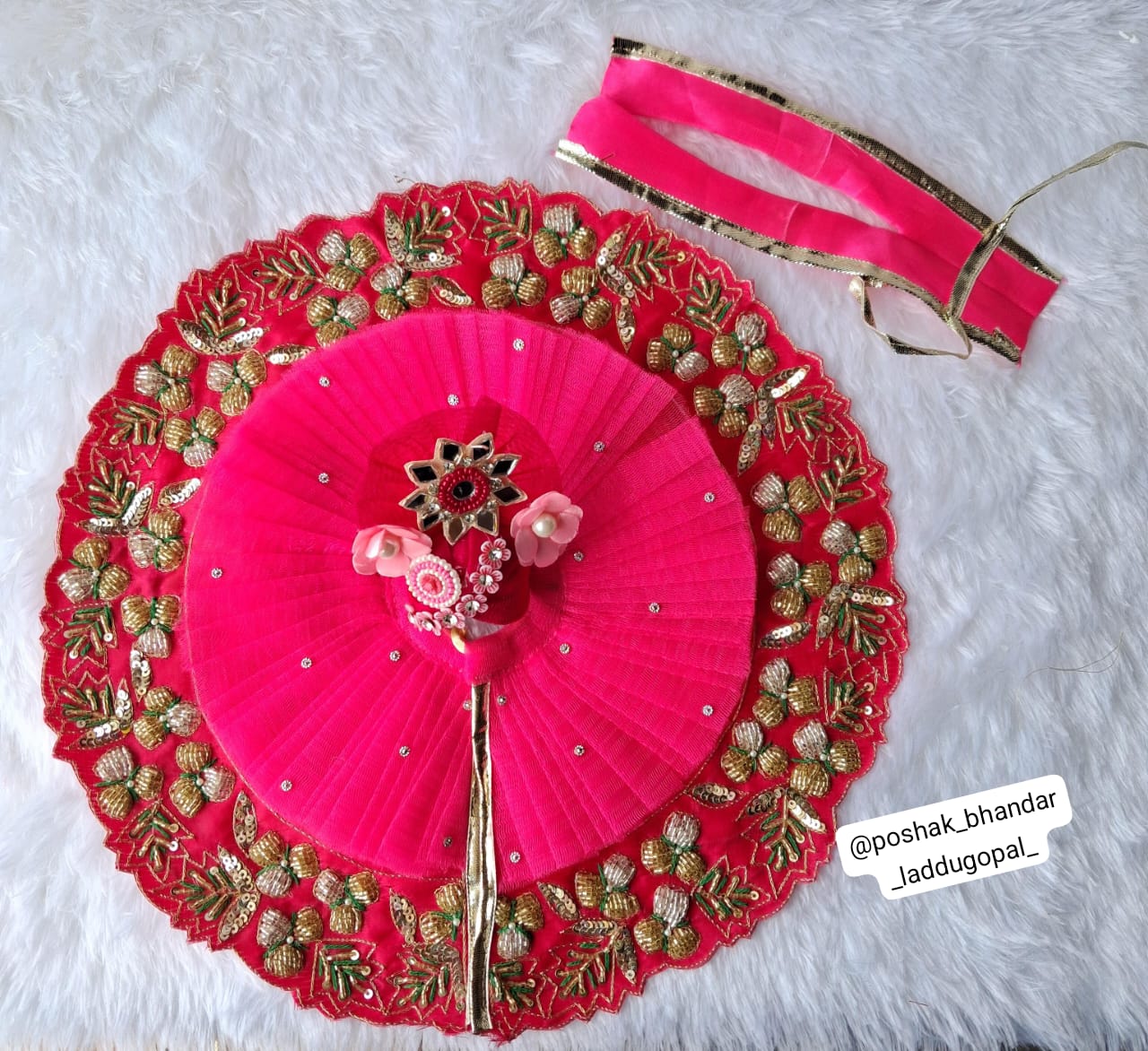 Handwork dress with pagdi