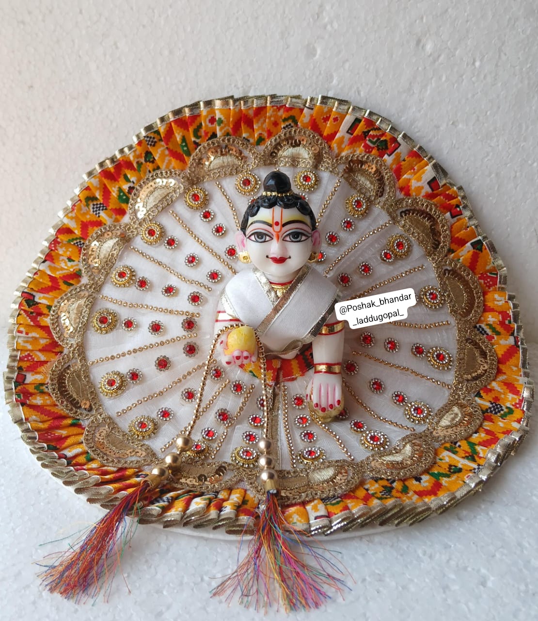 Designer dress with patka