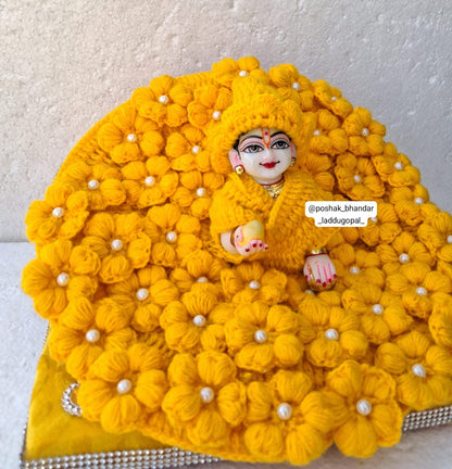 Flower dress with cap