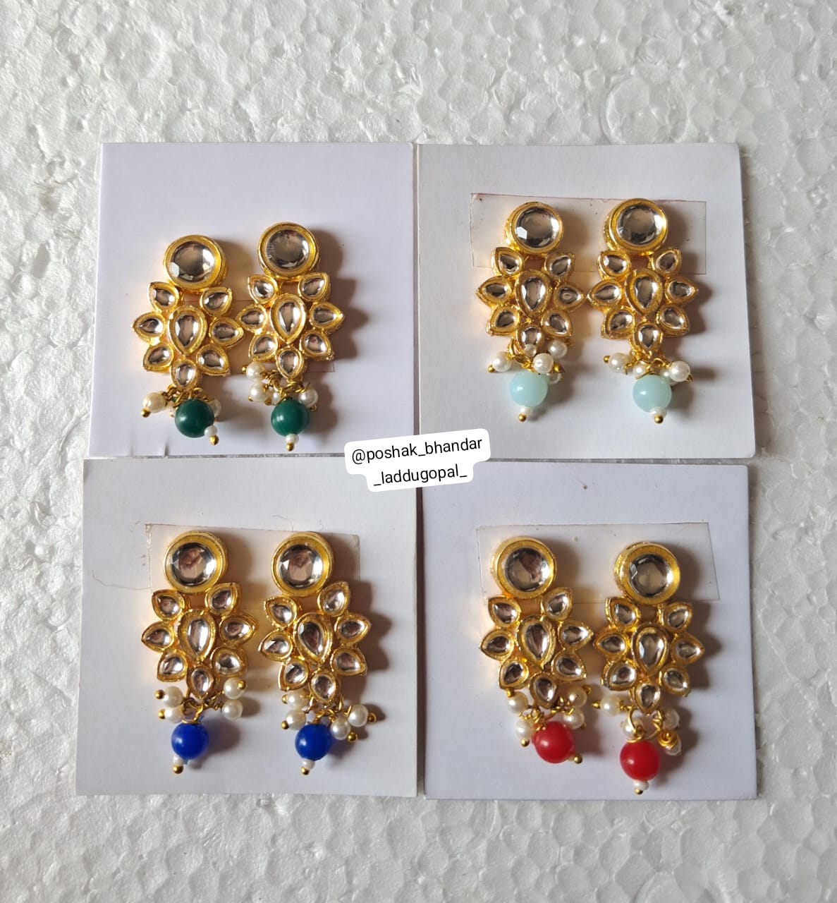 Heavy Kundan earrings