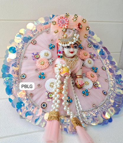 Heavy fancy Pastel colour poshak