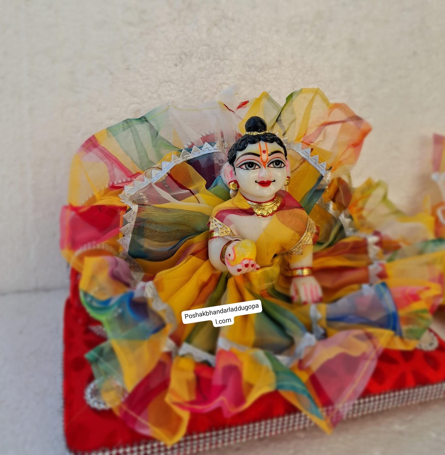 Organza frock with cotton lining