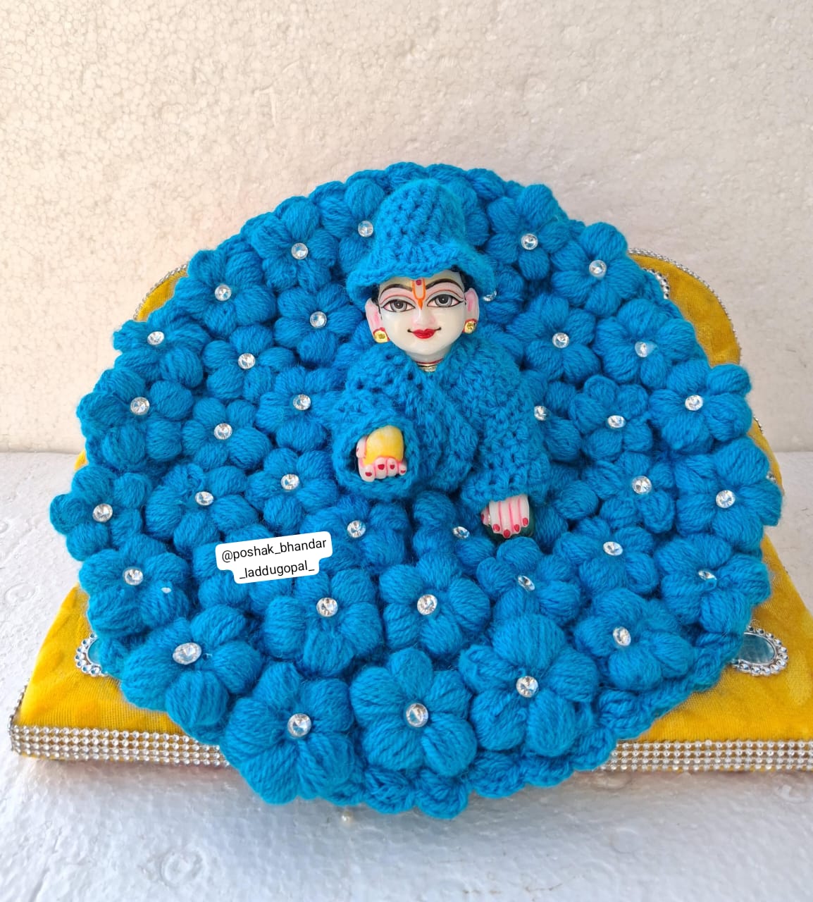 Flower dress with cap