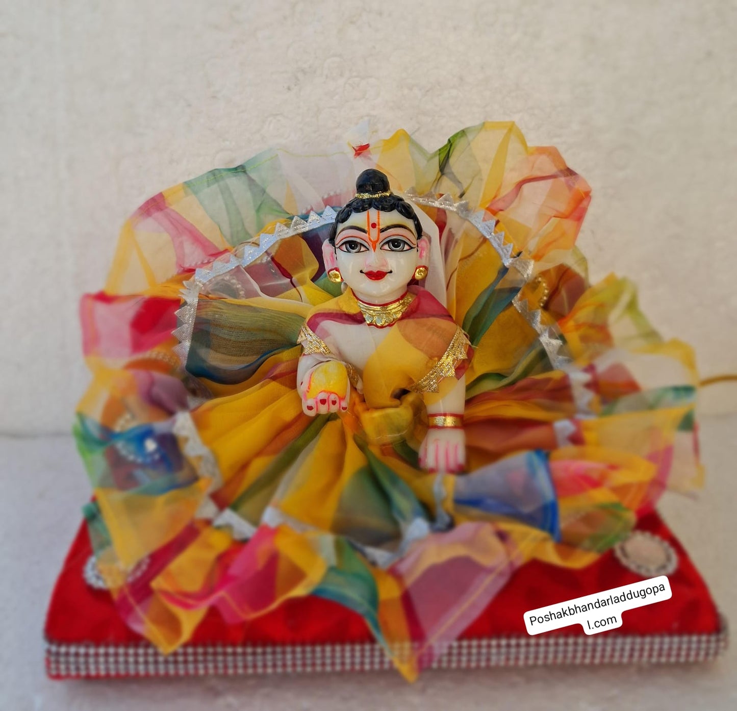 Organza frock with cotton lining